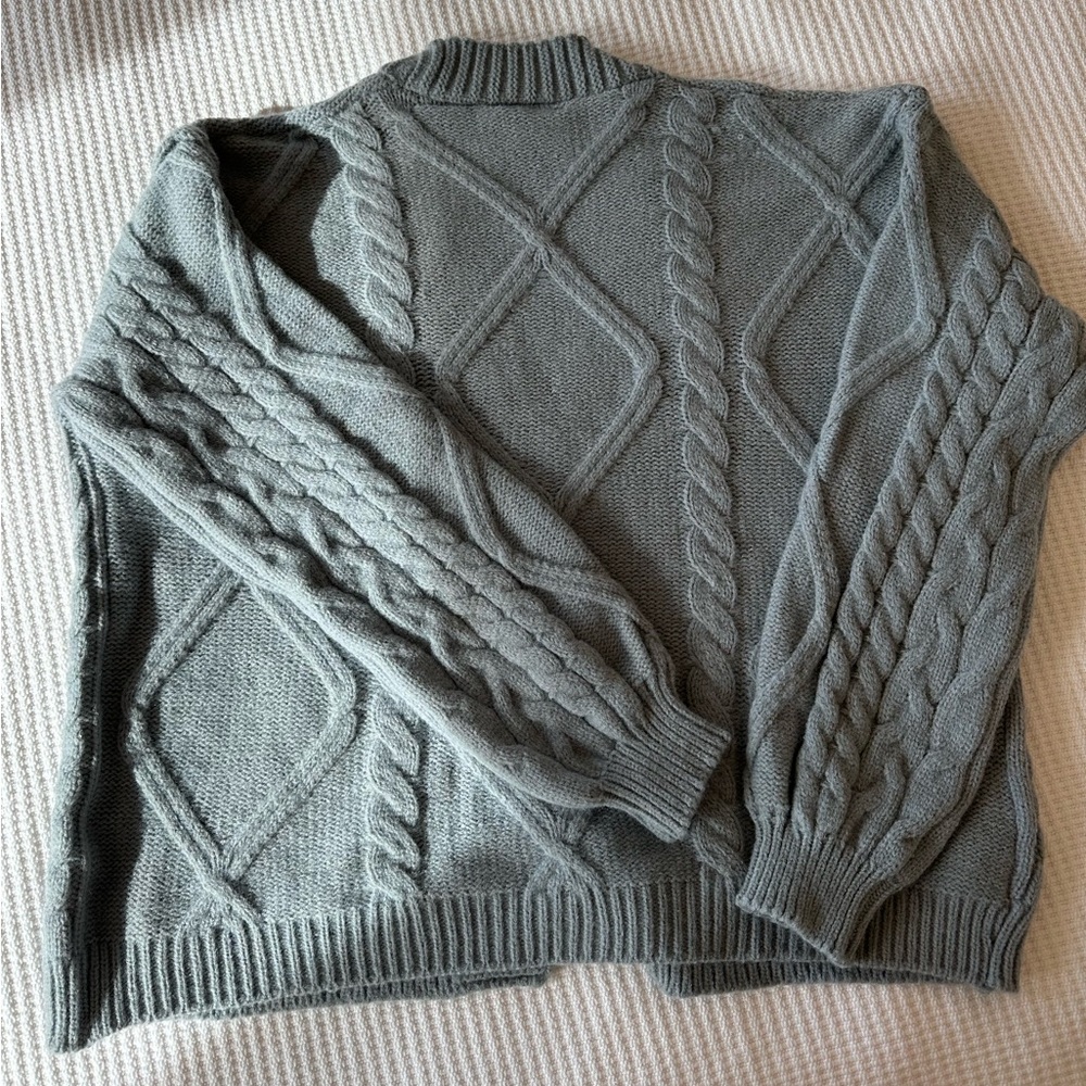 NWOT Taylor Swift Tortured Poets Department (TTPD) Grey Cardigan (XS/S) - Picture 3 of 5